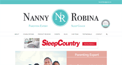 Desktop Screenshot of nannyrobina.com